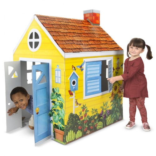 cardboard playhouse walmart
