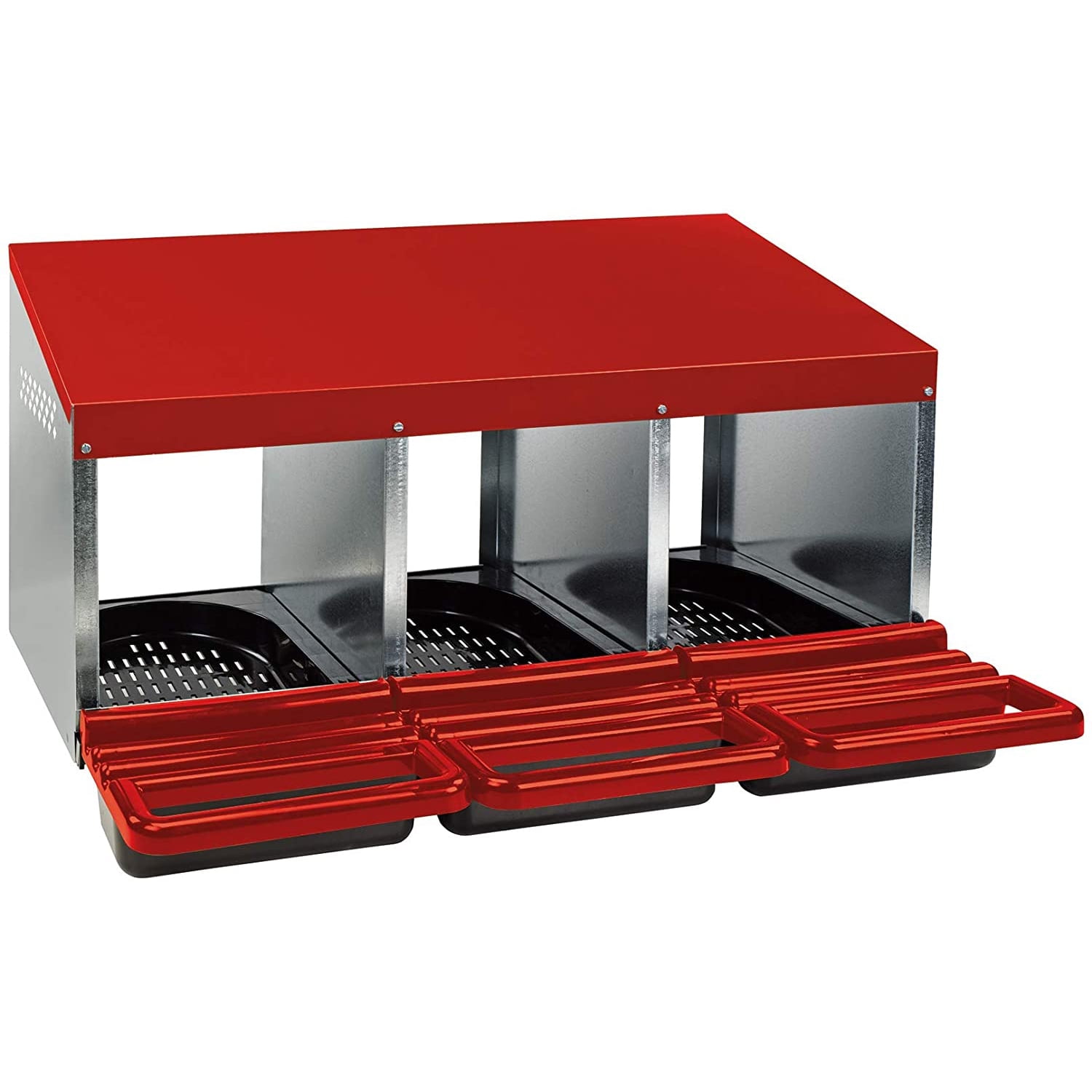 Little Giant Triple Galvanized Steel Nesting Box For Chicken & Poultry Eggs