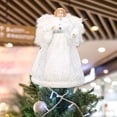 thumbnail image 6 of Angel Tree Topper Christmas Ornament Treetop Decoration 12 Inch Height for Holiday Home and Office Decor, 6 of 9
