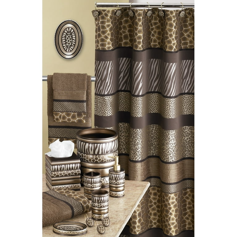 Zahari Home Safari Stripes Animal Bathroom Towel Set Piece Towel