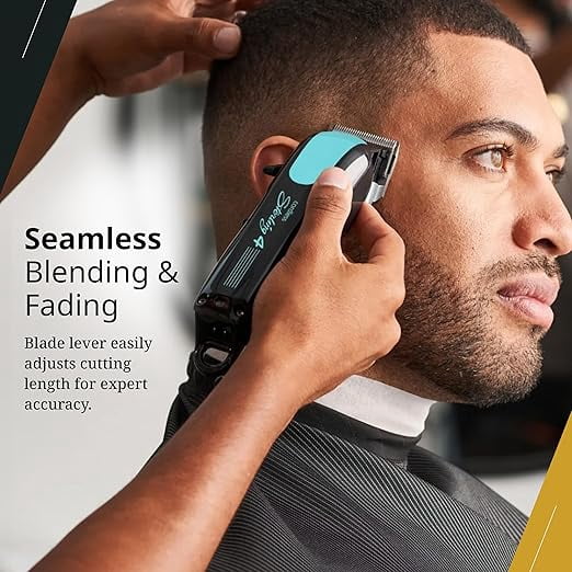 Wahl Professional, Cordless Hair Clipper, Sterling 4, Black/Aqua