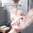 thumbnail image 3 of Okaka Silicone Body Scrubber Exfoliating Shower Bath Brush 2 Pack (Grey & Pink), 3 of 6