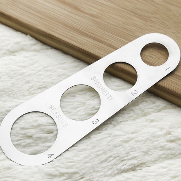 Mabi Cooking Ruler Stainless Steel Spaghetti Measurer Pasta Noodle measuring tool ...