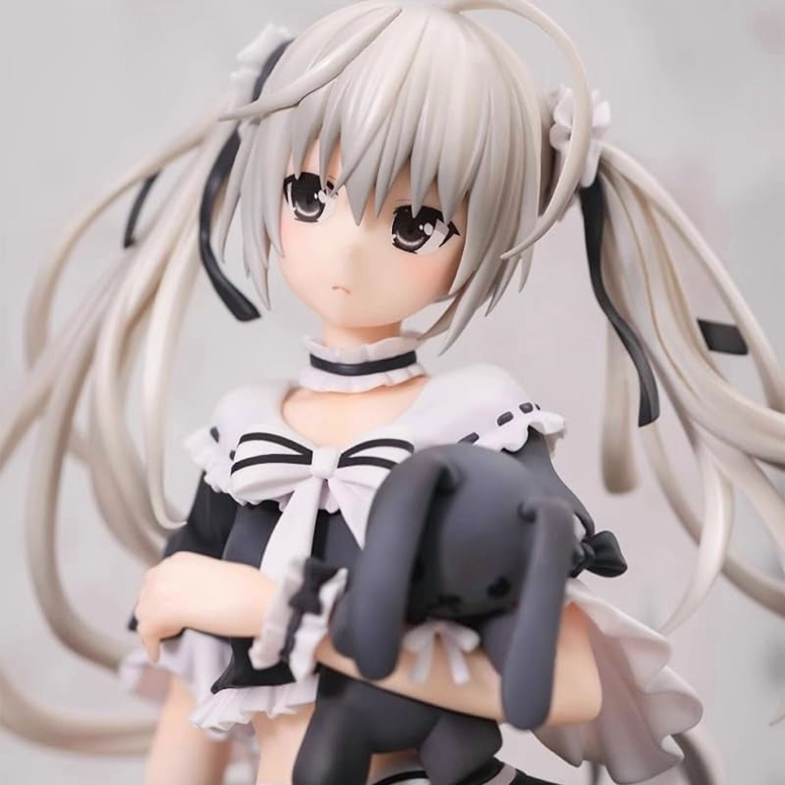 Sora Figure Princess Dress Fence Kasugano Sora Anime Figures 32cm/12.6inch Handmade PVC Cartoon Manga Game Model Decoration Craft Gift