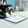 thumbnail image 4 of OULII Elegant White Enamel Serving Tray for Food Presentation, 1-Pack Kitchen Platter, 4 of 8