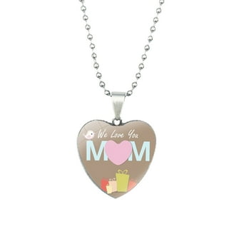 Love You Mom Heart Charm – 925 Sterling Silver Pendant For Bracelets & Necklaces, Gift For Women