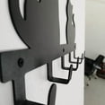 thumbnail image 2 of 1pc Cats Key Ring - with 5 Hooks, Metal Iron, 33×23×4cm, Black, 2 of 5