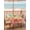 Yellow Pink Blue, variant on Easter Outdoor Tablecloth - 54 Inch Round Dining Table Cover, Spring Bunny Silhouette Blue Green Gradient Waterproof Outdoor Table Cloth with Umbrella Hole & Zipper for Picnic/Patio/Party