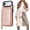 Rose Gold, variant on Crossbody Wallet Case for iPhone 17 Air, RFID Blocking PU Leather Zipper Handbag Purse Flip Cover, Kickstand Folio Case with Card Slots Holder Wrist Strap Lanyard 5G 6.5 Inch (Rose Gold)