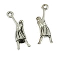 thumbnail image 3 of 30 Piezas Perfecl Aleación de Plata Colgantes para DIY Decoración de Ropa Collar Pulseras Pendientes, 3 of 8
