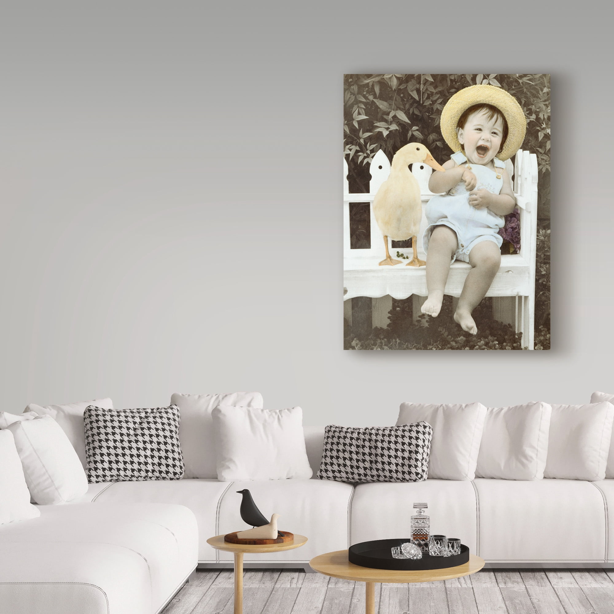 Trademark Fine Art 'Quacking Up' Canvas Art by Sharon Forbes