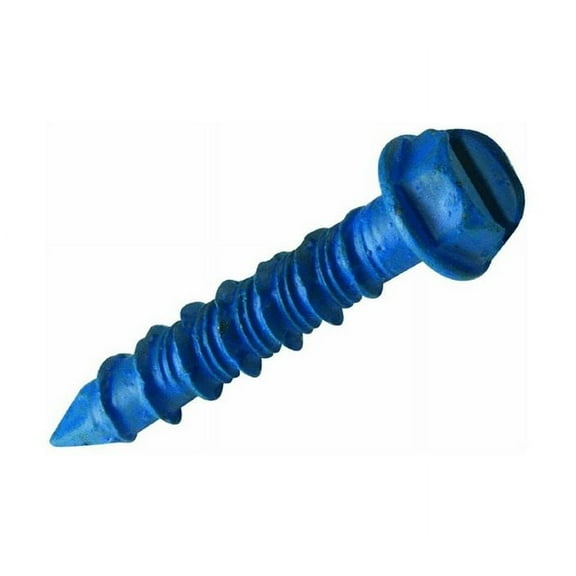 Tapcon 24315 Hex-Washer-Head Concrete Anchors, 1/4" x 1-1/4", 75-Count, Each