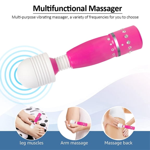 Portable Handheld Massager, USB Charging And Relaxing Massager, Full Body Vibration, for Neck, Back, Legs And Waist