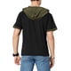 thumbnail image 5 of Sudadera de hombre de manga corta con capucha y blusa con capucha, negro, verde militar, L kenally  AP002510-08, 5 of 7