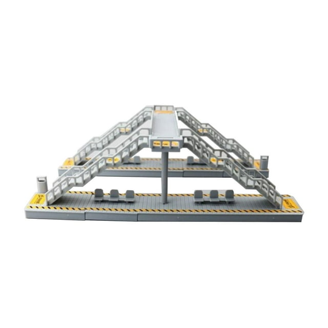 Milaget Accessoires de Train, Gare, Plateforme, Jouet de Scène Réaliste