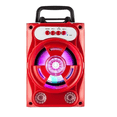 thumbnail image 1 of Bocina Portatil Bluetooth Recargable Roja, 1 of 5
