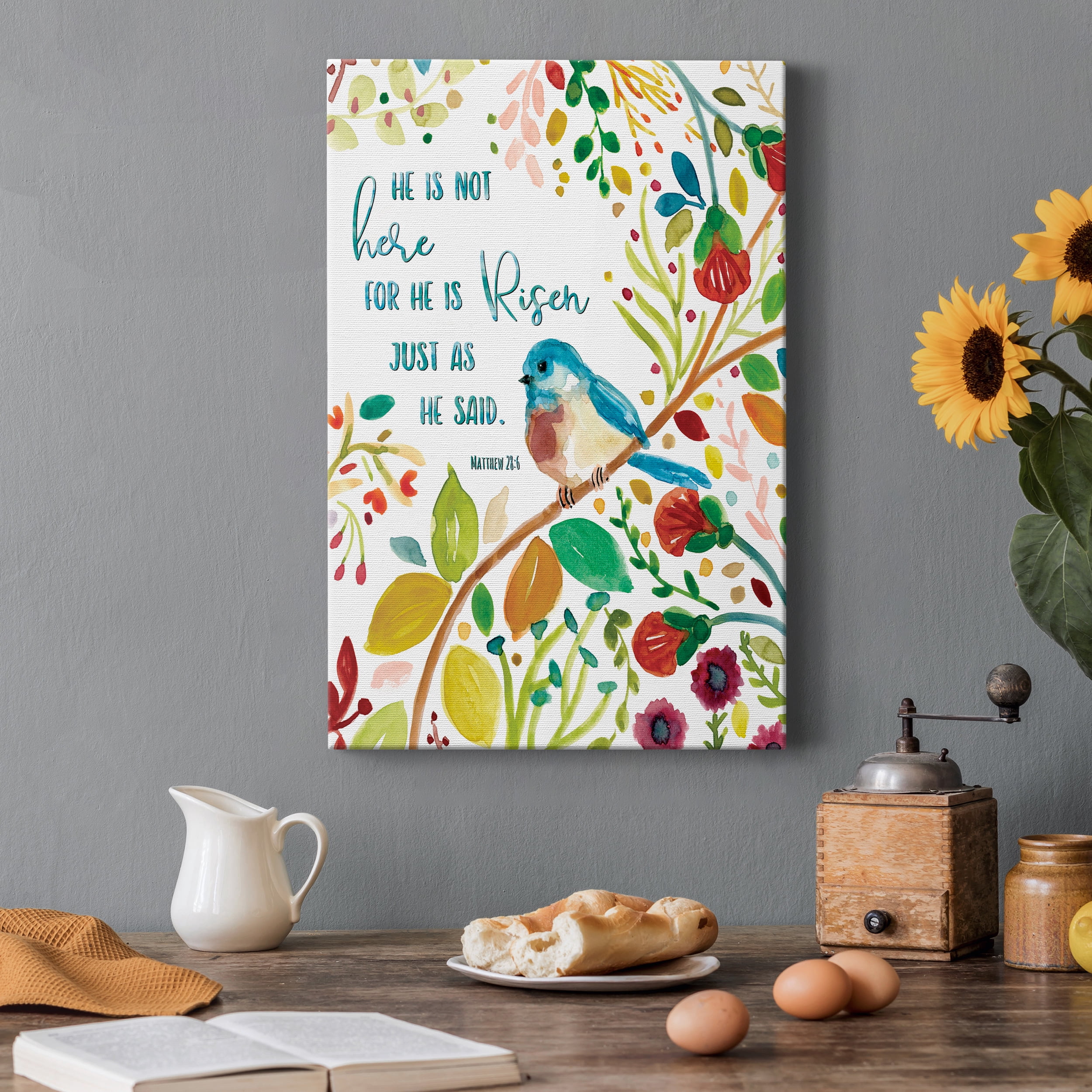 He is Risen Premium Gallery Wrapped Canvas - Ready to Hang - 18 x 27