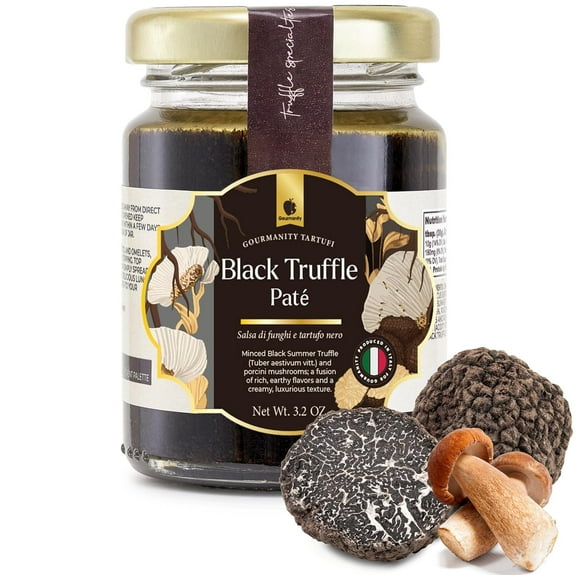 Gourmanity Tartufi Black Truffle Pate, 6 Oz Jar