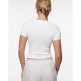 thumbnail image 4 of Camiseta Ultra Corta de Manga Corta para Mujer INLYRIC Blanca Nieve Talla M, 4 of 5
