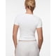 thumbnail image 4 of Camiseta Ultra Corta de Manga Corta para Mujer INLYRIC Blanca Nieve Talla M, 4 of 5