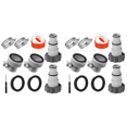 thumbnail image 1 of 2X Pool Hose Adapter, Adapter A for Pool, Hose Adapter Pool, Pool Hose Adapter Set, Hose Adapter for Pumps, 1 of 6