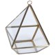 thumbnail image 1 of Organizador de caja con forma de diamante, caja de almacenamiento de cosméticos de vidrio geométrico, joyero, decoración, regalo, 1 of 5