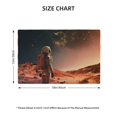 thumbnail image 2 of Placemats Set of 4 / 6, Astronaut On Mars A Placemats for Dining Table Indoor/Outdoors Heat Resistant Washable Placemats 18" x 12", 2 of 8