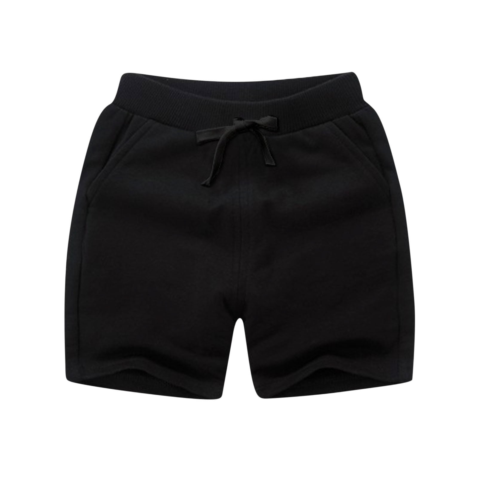 Yuyuzo Toddler Clothes Boys Girls Cotton Shorts Drawstring High