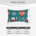 thumbnail image 6 of Daiia Medical Elements Bedding Waterproof Pillow Protector Zippered Queen – Bed Bug Proof Pillow Encasement-14"x20", 6 of 9