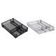 thumbnail image 4 of Moyic Simplifique el almacenamiento Bandeja de metal resistente y a la moda Marco de almacenamiento con varios compartimentos A5 negro Type3 NO3, 4 of 6