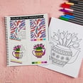 thumbnail image 2 of Color & Frame Large Print Easy Color & Frame - Calm (Stress Free Coloring Book), (Spiral-Bound), 2 of 6