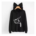 thumbnail image 2 of Orejas De Gato Lindo Ajuste Flojo Señoras Sudadera Caliente, 2 of 7