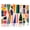 Color 3, variant on 8 Pack Art Acoustic Panels Sound Absorbing trendy abstract print Colorful creative collage mid century Decorative Soundproof Wall Panels Self Adhesive for Nursery Game Room Bedroom 48"x32"