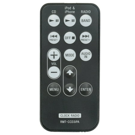 New RMT-CCD3iPA Remote Control for Sony ICF-CD3iP FM/AM CD Clock Radio