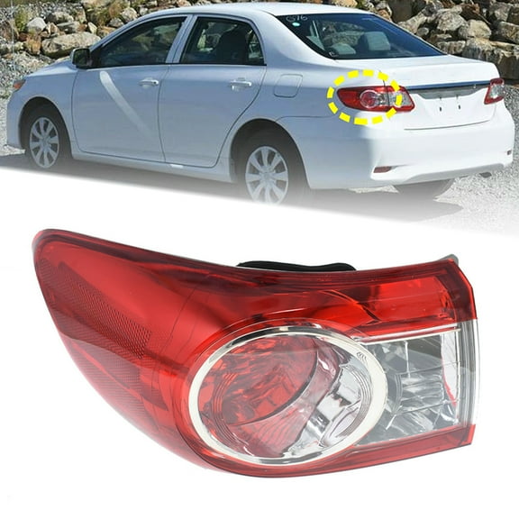 Tail Light Lamp Housing Assembly (Rear Left Driver Side) Fit for Toyota Corolla 2011 2012 2013