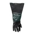 thumbnail image 3 of Guantes de Trabajo perfecl de chorro de arena mano izquierda 60 cm PVC Algodón negro verde, 3 of 7