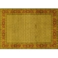 thumbnail image 1 of Ahgly Company Indoor Rectangle Persian Yellow Traditional Area Rugs, 2' x 3', 1 of 4