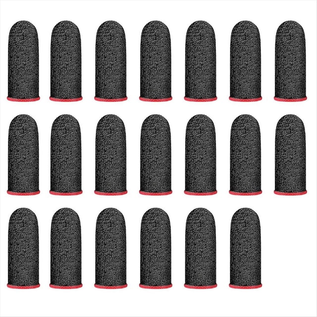 20 Fundas para Dedos para Videojuegos, Resistentes Al Sudor, Antideslizantes, para el Pulgar.