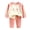 a128-Pink, variant on yboeqw Girl's Fall Winter Outfits Set Cute Print Long Sleeve T-Shirt Top Pants Toddler Girls Casual 2 Piece Set for Everyday Clothing,Size 6-12 Months