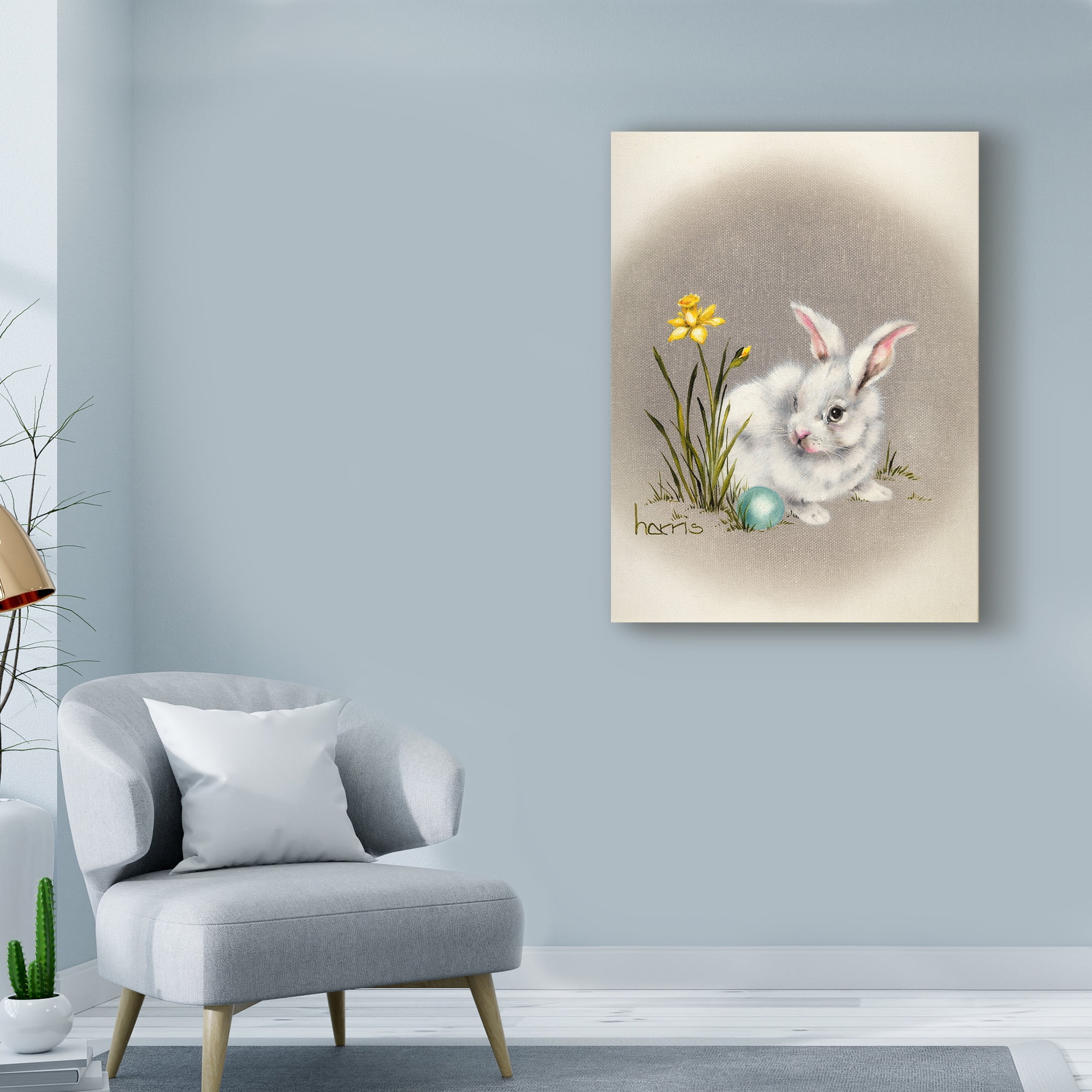 Trademark Fine Art 'Spring Is Ear' Canvas Art by Peggy Harris