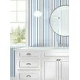 thumbnail image 5 of NextWall  Linen Cut Stripe Peel and Stick Wallpaper - 20.5 in. W x 18 ft. L, 5 of 6