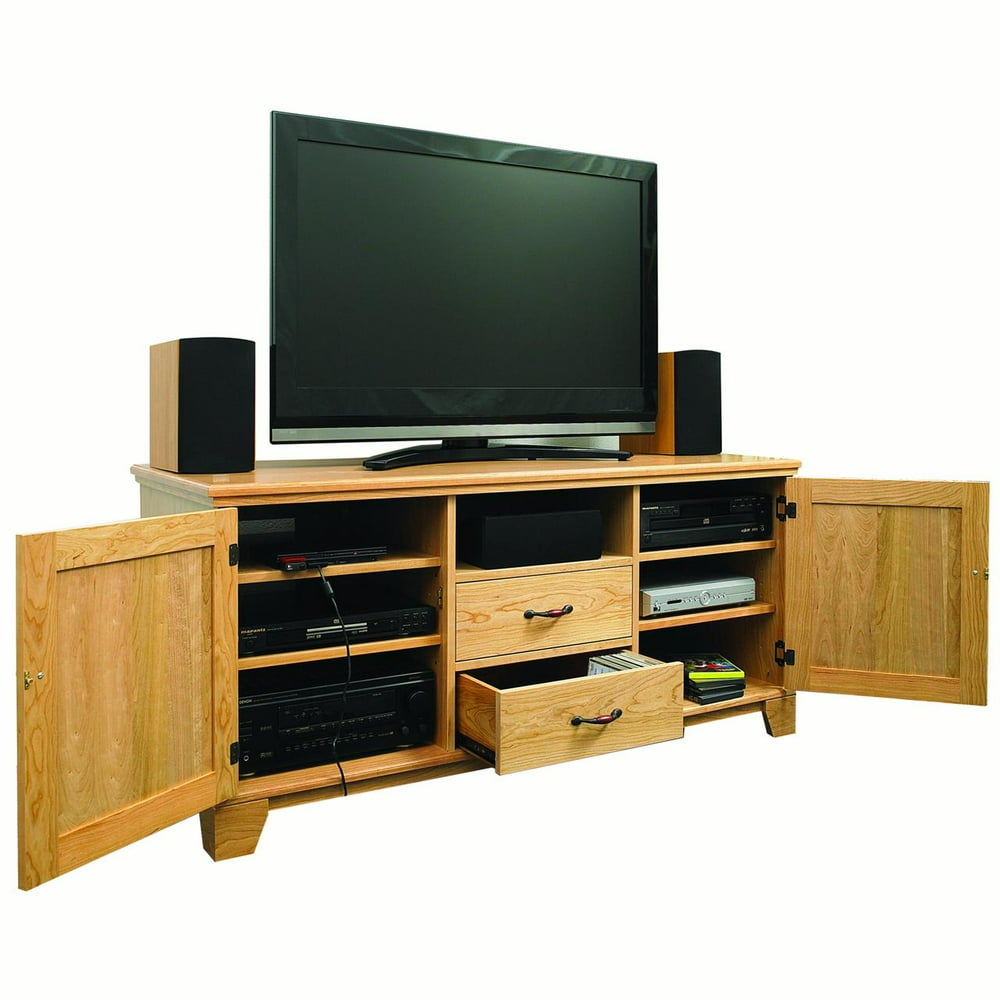 Woodworking Project Paper Plan to Build Flat Panel TV Entertainment 