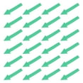 thumbnail image 3 of 50pcs flecha pegatinas de la dirección pegatinas de la dirección indicador útil etiquetas etiquetas etiquetas, 3 of 6