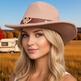 thumbnail image 1 of Chapeau de Cowboy Classification des Produits Style Western avec Bandeau Classique pour Hommes et Femmes, 1 of 4