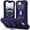 Darkpurple, variant on ELEHOLD Rugged Case for iPhone 16e 2025, with 360° Rotation Ring Stand, Military Grade Drop Shockproof Protection Full Body Heavy Duty Case for iPhone 16e 2025,Darkpurple