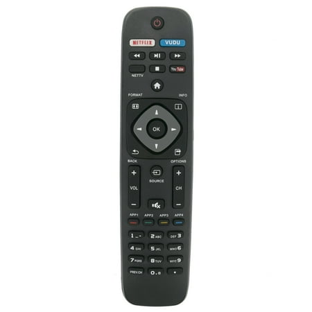 NH500UP Remote fit for Philips TV 43PFL4901 50PFL5901 50PFL4901/F7 65PFL5602/F7