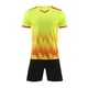 thumbnail image 1 of Odeerbi Niños Niñas Rápido Seco Gradiente Fútbol Uniforme Conjunto Cuello En V Camiseta Shorts Entrenamiento Respirable Conjunto Atlético Para 5-13 Años, 1 of 4