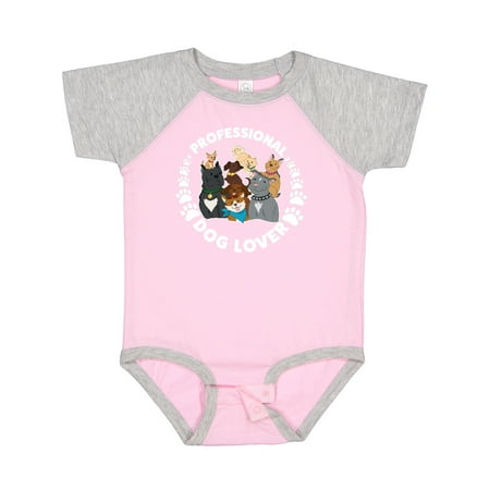 

Inktastic Professional Dog Lover with Cute Dog Family Gift Baby Boy or Baby Girl Bodysuit