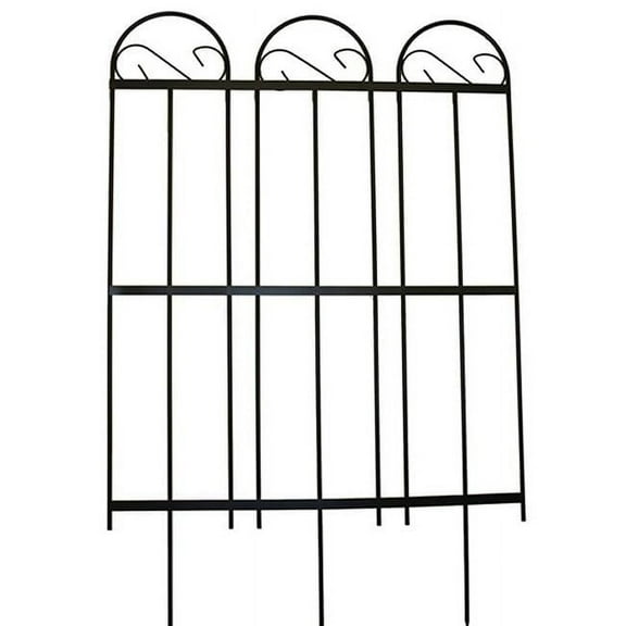 CobraCo FB101-A Jumbo Yorkshire Fence Border - Black