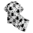 thumbnail image 4 of 8-9 Years Tween Halloween Pajama Set Long Sleeve Pants Sleepwear Outfits Pajamas Set For Girls Girls Matching Pajama Sets With Prints, 4 of 6
